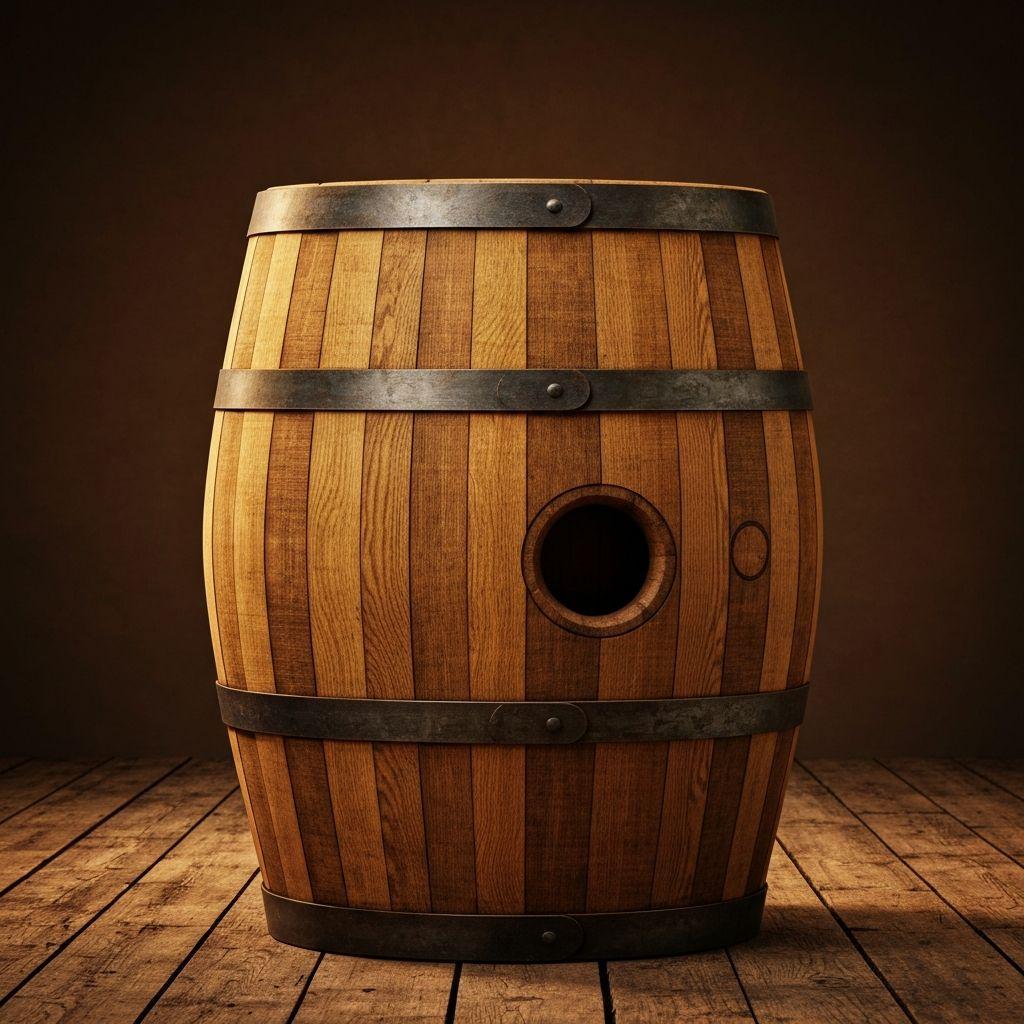 Full Whiskey Barrel